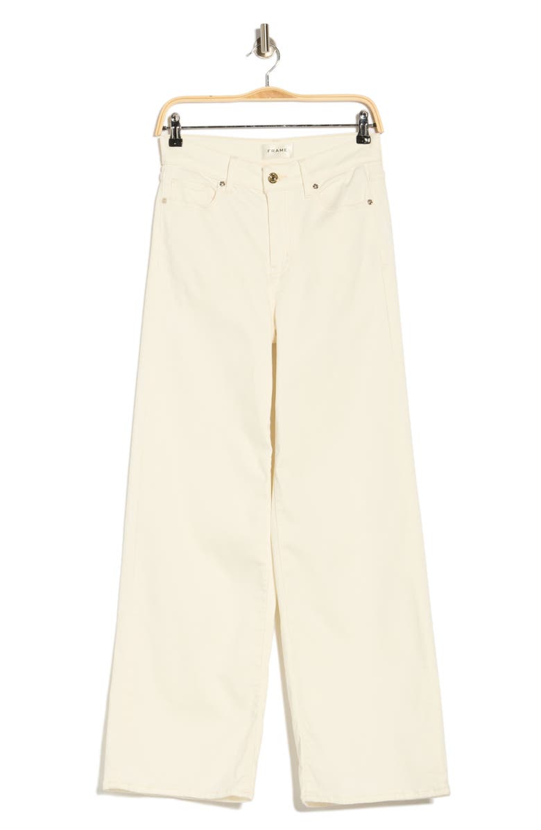 FRAME The High Rise Wide Leg Jeans, Main, color, Au Natural Clean