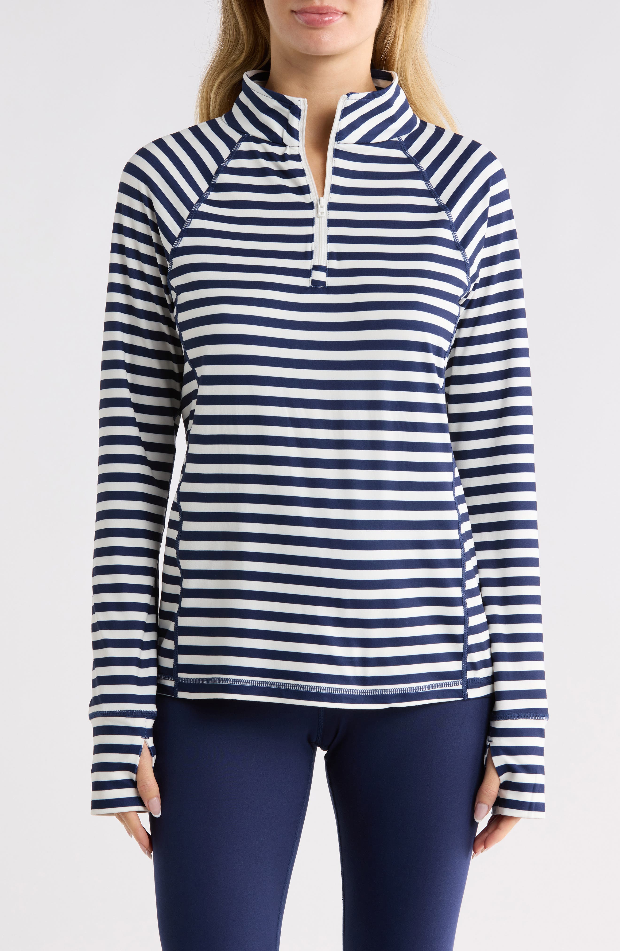 selected DEEP SEA NAVY EVEN STRIPE
