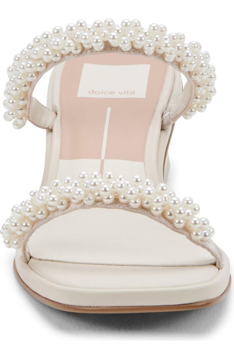 Dolce Vita River Imitation Pearl Slide Sandal, Alternate, color,