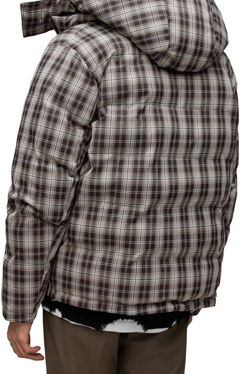 Allsaints Atmosphere Hooded Reversible Puffer Jacket In Black
