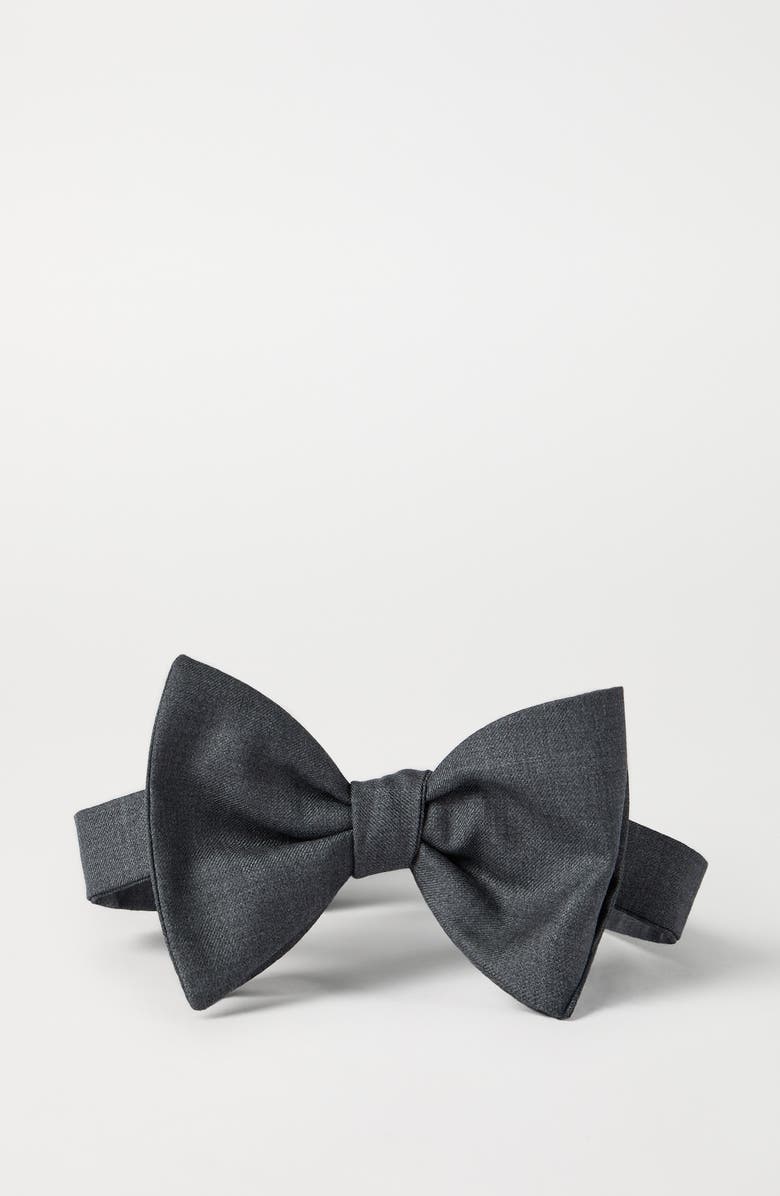 Brunello Cucinelli Bowtie, Alternate, color, Grey