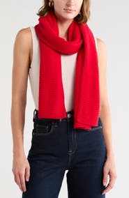 Nordstrom Cashmere Rib Scarf
