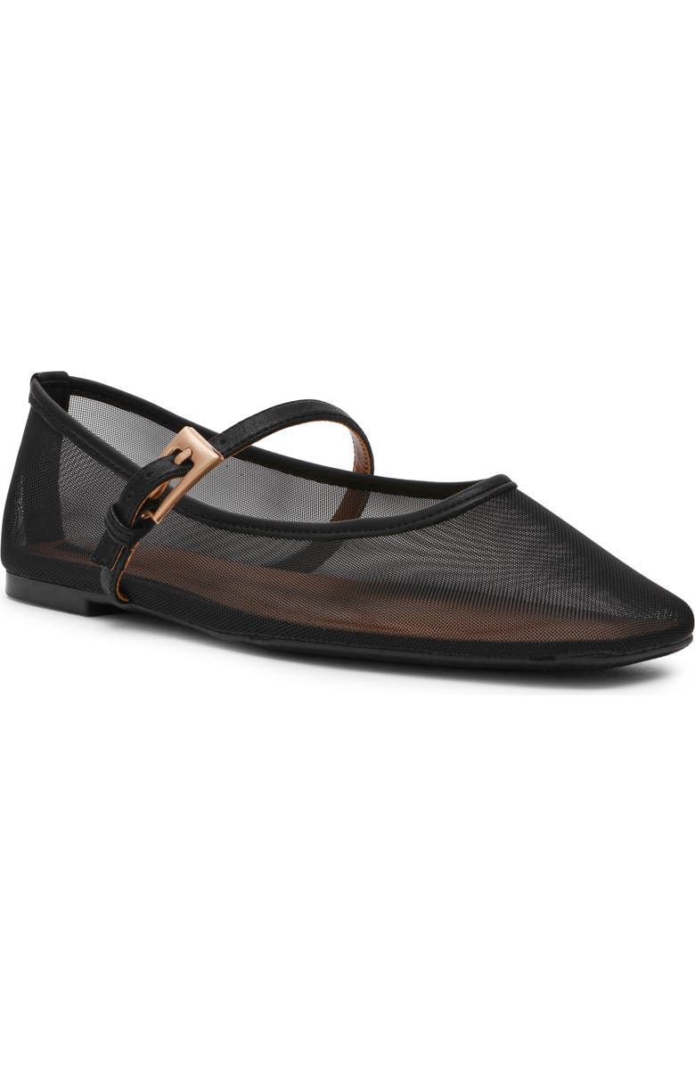 DV by Dolce Vita Fabes Mary Jane Flat, Main, color, Black Mesh