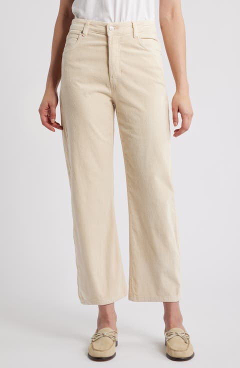 Deep Trance Corduroy Wide Leg Ankle Pants