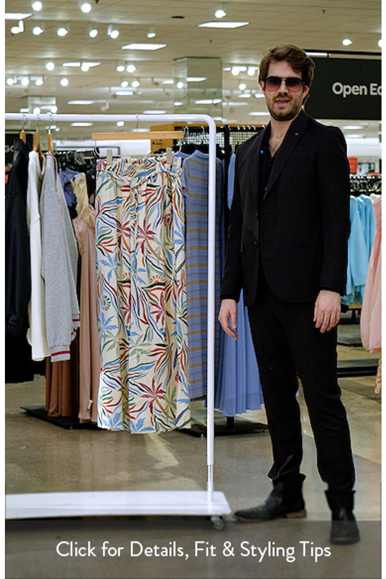 Illoura Palm Print Wide Leg Pants video