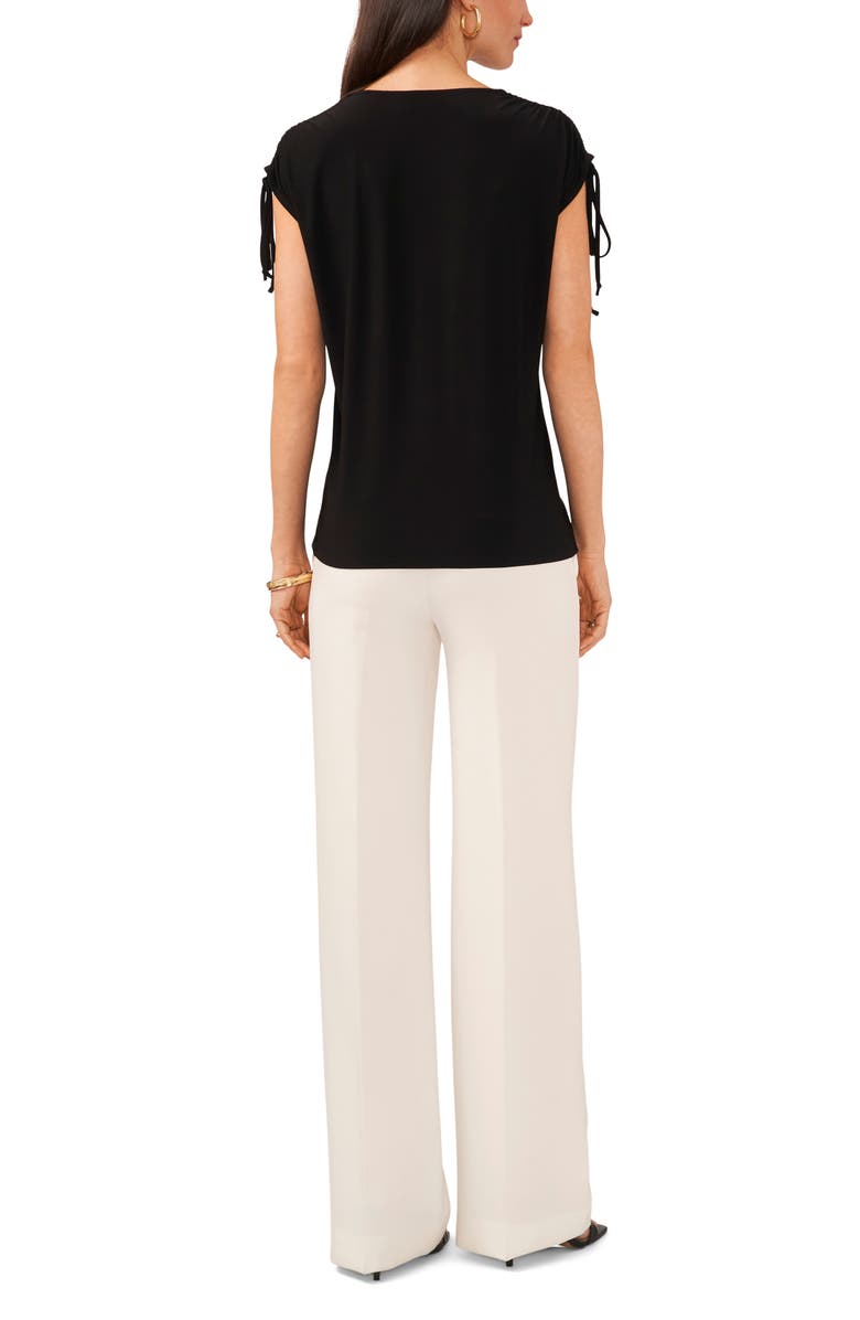 Vince Camuto Smocked Sleeveless Blouse, Alternate, color,