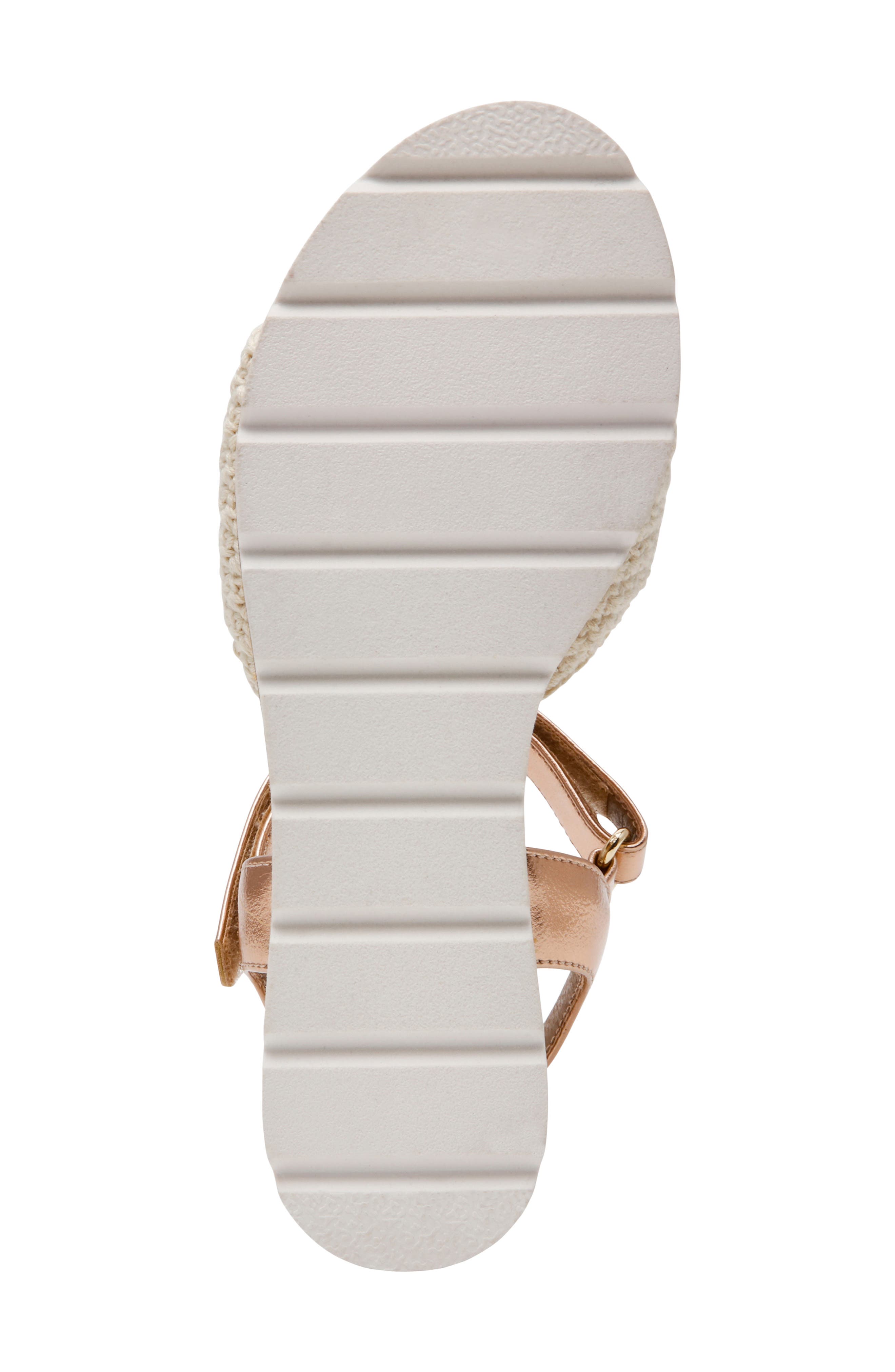 Dolce Vita Kids' Valissa Wedge Sandal, Alternate, color, Ivory/ Rose Gold