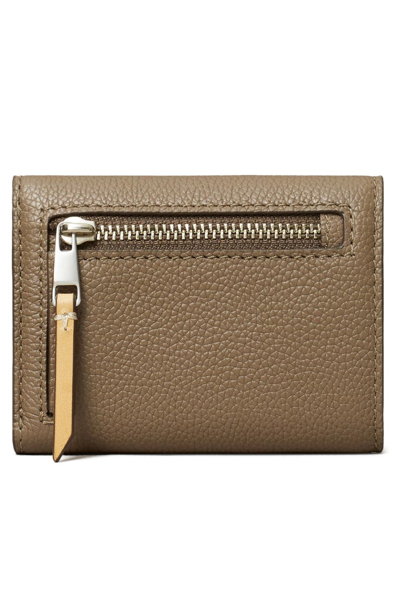 Tory Burch Small Pebble Leather Envelope Trifold Wallet, Alternate, color,