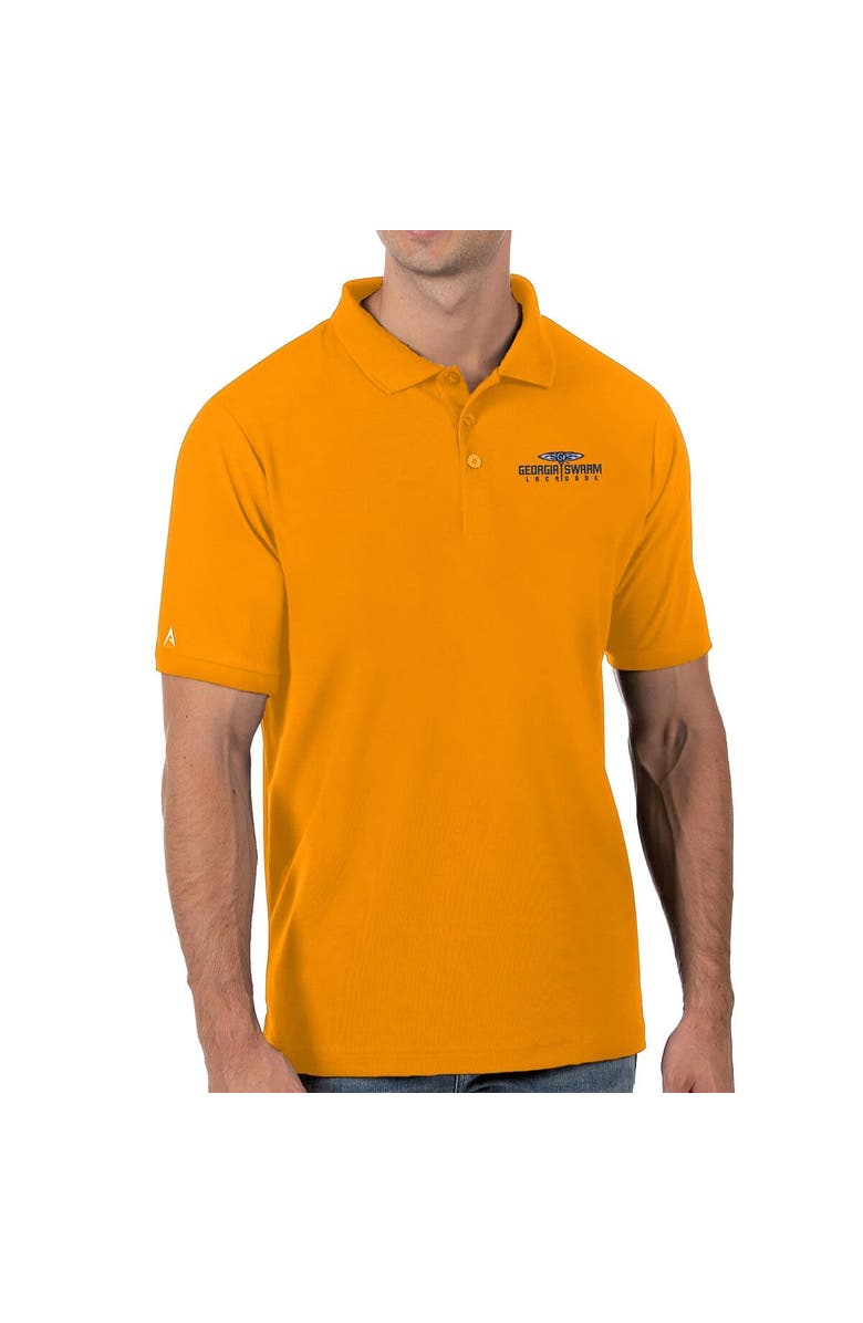 ANTIGUA Men's Antigua Gold Georgia Swarm Legacy Pique Polo, Alternate, color, 