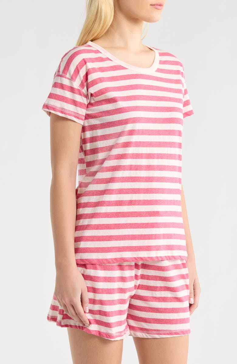 Papinelle Jada Organic Cotton Short Pajamas, Alternate, color, Desert Rose/ Rosewater