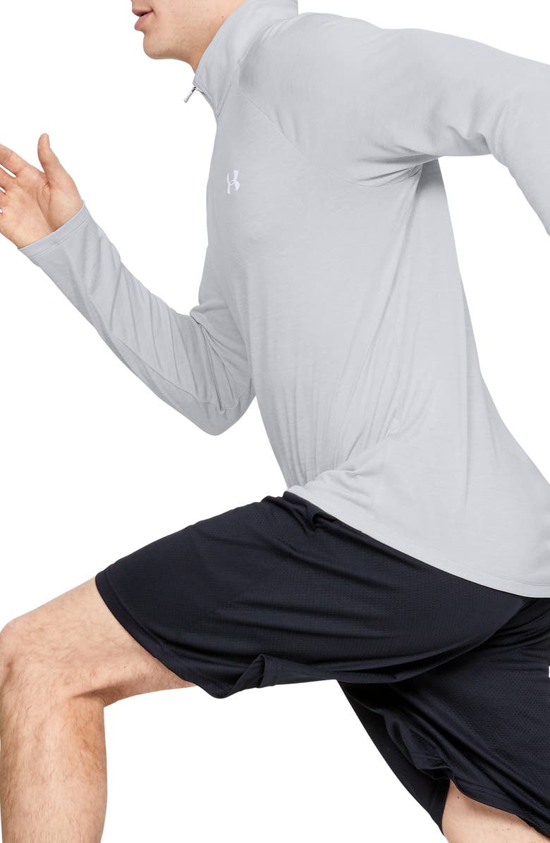 Under Armour Tech Half Zip Sweatshirt, Alternate, color,
