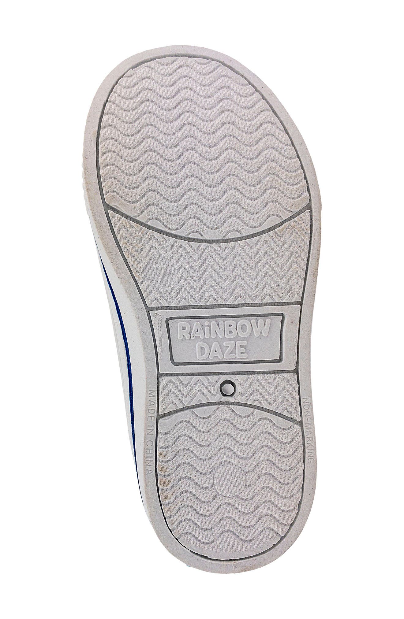 RAINBOW DAZE Dinosaur Hi Top Athletic Shoes, Alternate, color, Blue