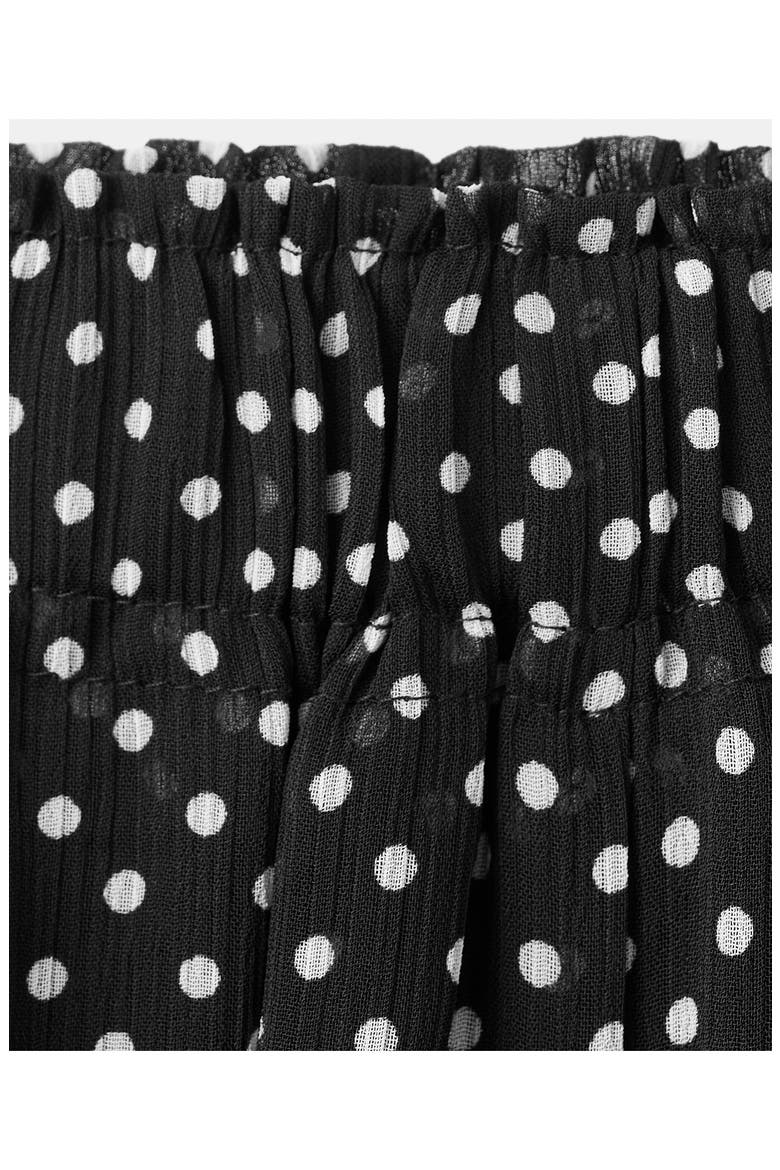 Pantalon Polka Dot Balloon Pants, Alternate, color, BLACK