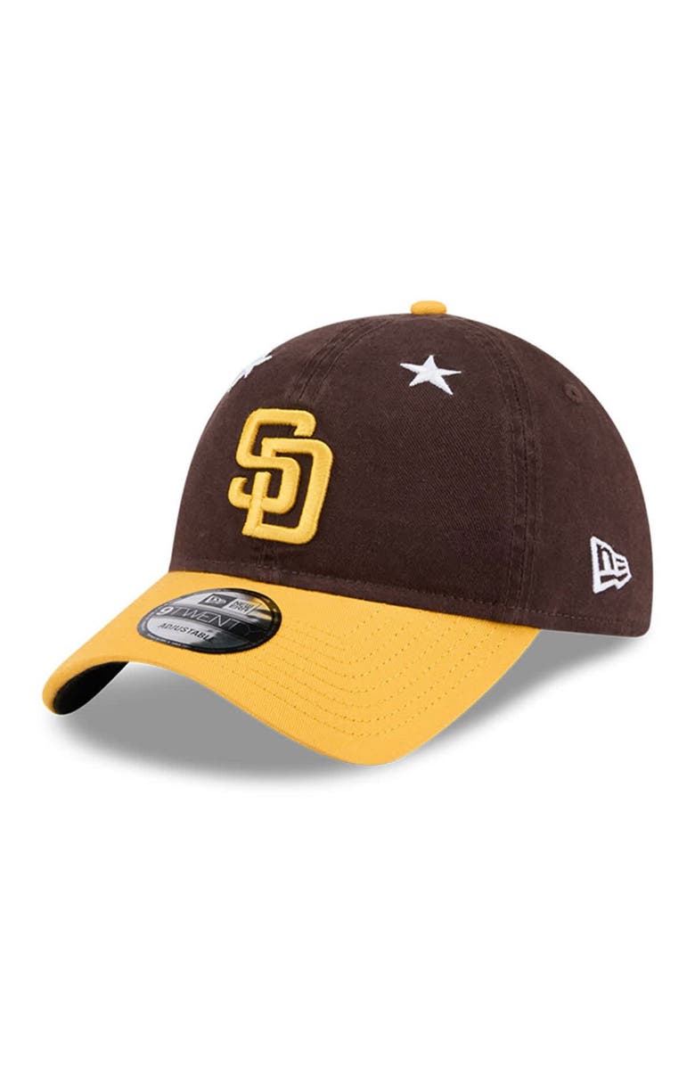 New Era Men's New Era Brown/Gold San Diego Padres 2025 MLB All-Star Game 9TWENTY Adjustable Hat, Alternate, color, Brown