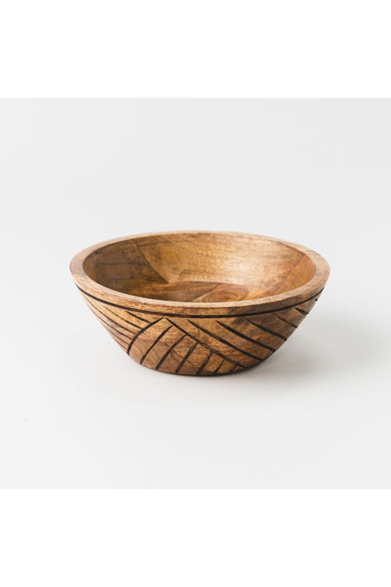EarthLines Handcrafted Nested Bowls, Alternate, color, Natural