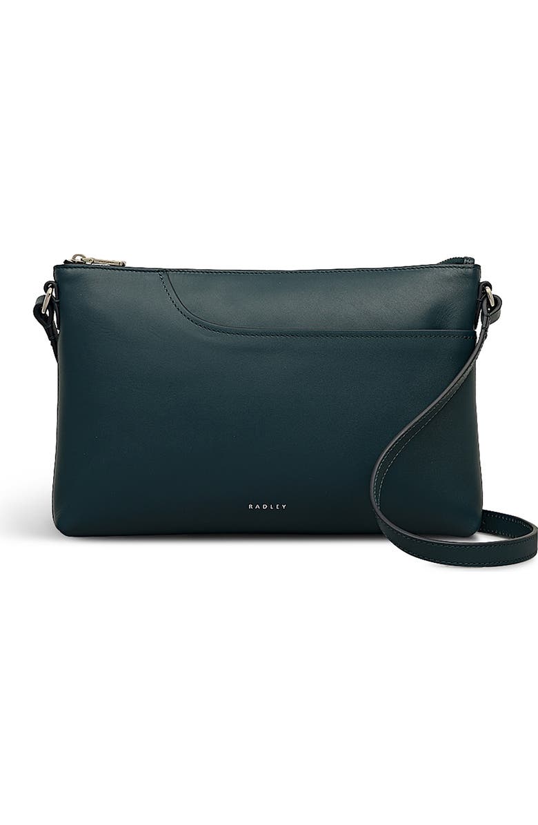 Radley Pockets Medium Top Zip Crossbody Bag, Main, color, Teal