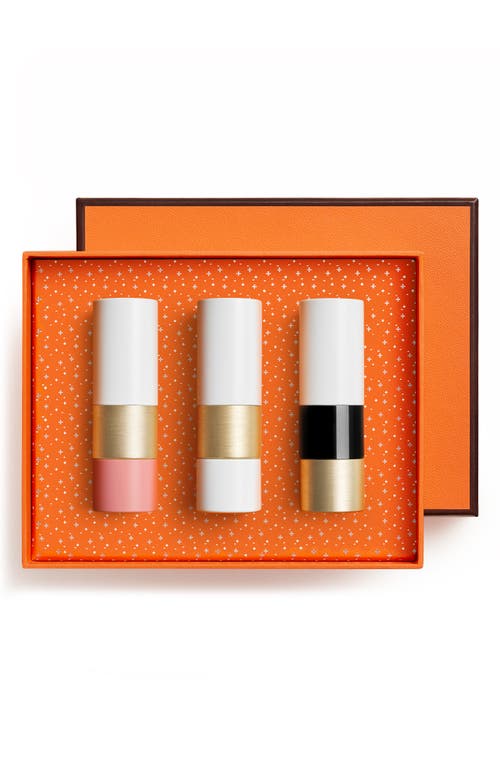 Hermes Rouge Hermès Trio Lip Gift Set In Transparent