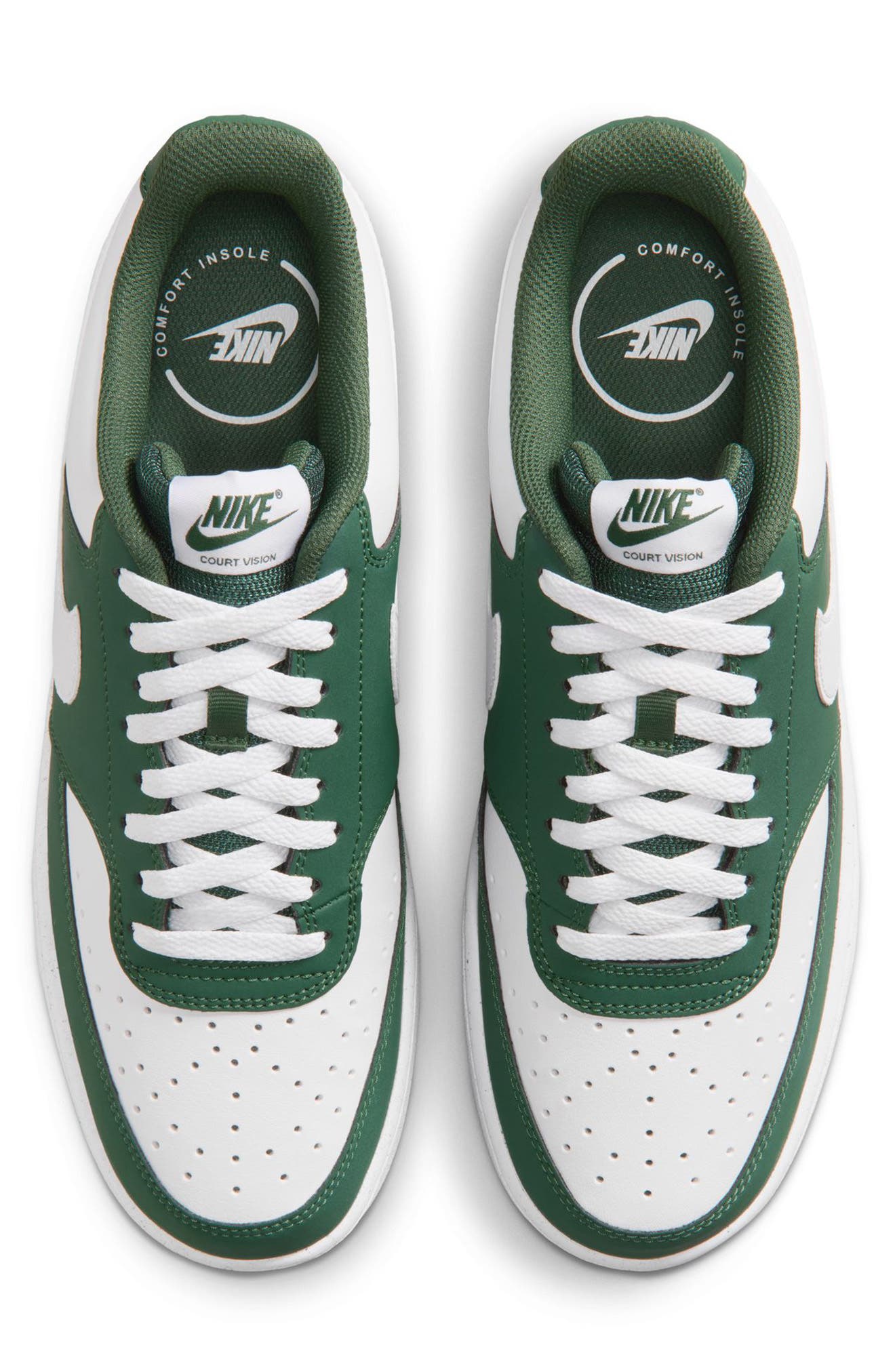 Court Vision Low Sneaker, Alternate, color, FIR/ WHITE