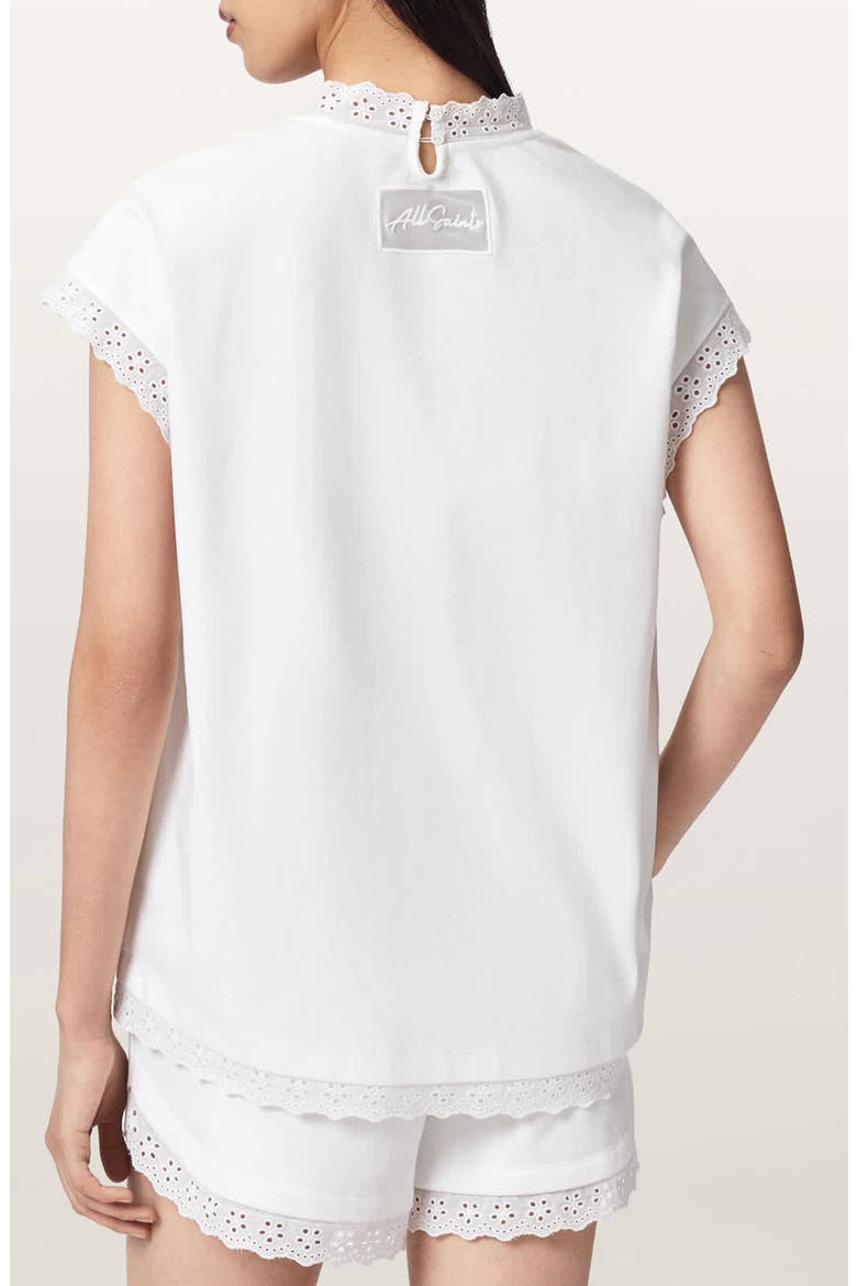 Lele Eyelet Trip Top, Alternate, color, OPTIC WHITE