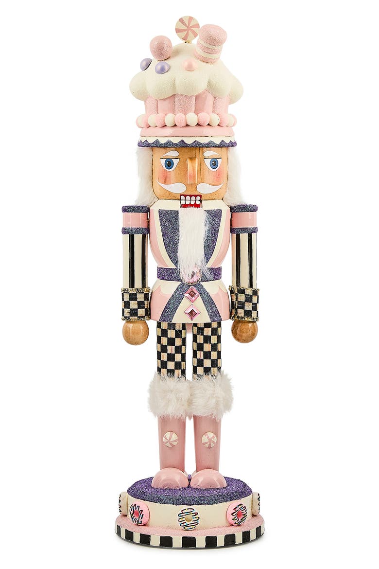 Rosy Sweets Nutcracker Figurine, Main, color, ROSY