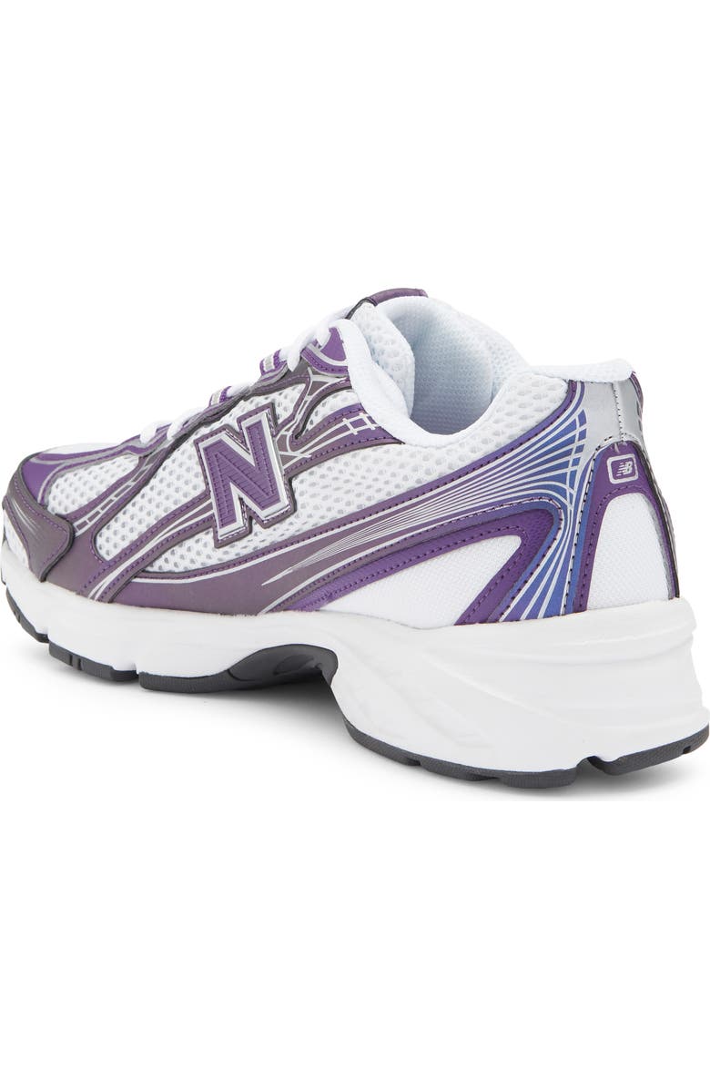 New Balance Gender Inclusive 740 Sneaker, Alternate, color, White/ Concord Grape