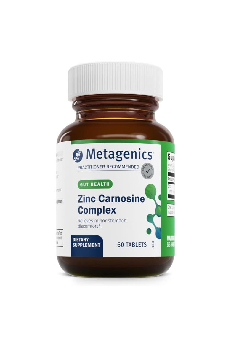 Zinlori 75 High Potency Zinc Carnosine Complex Supplement 60 Tablets, Main, color, None