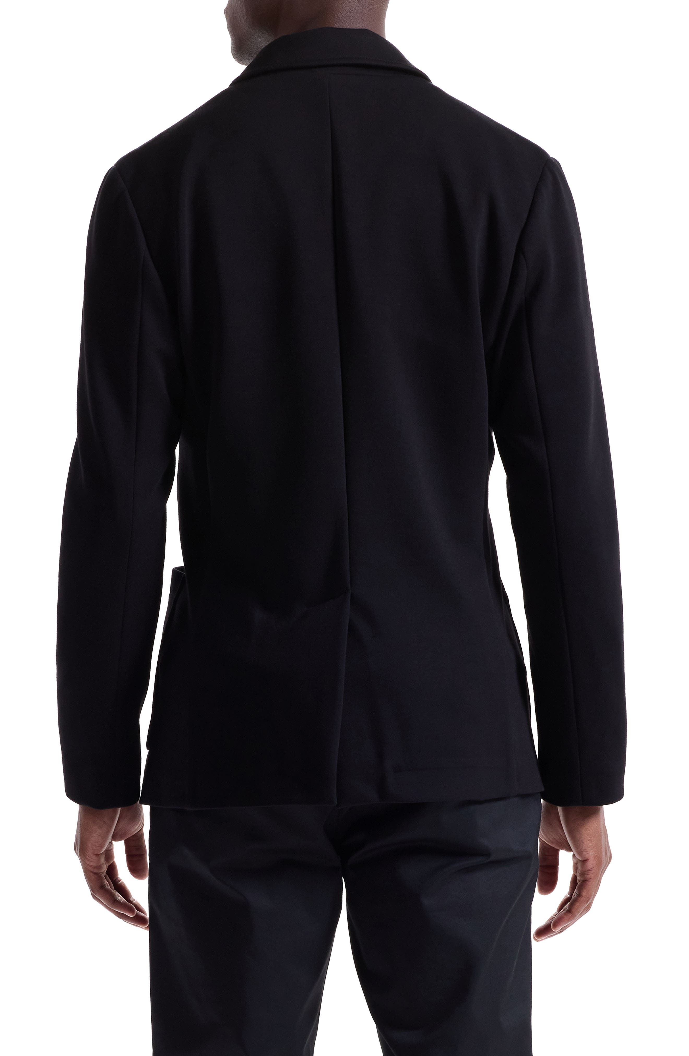 Soft Touch Black Knit Blazer - image 2
