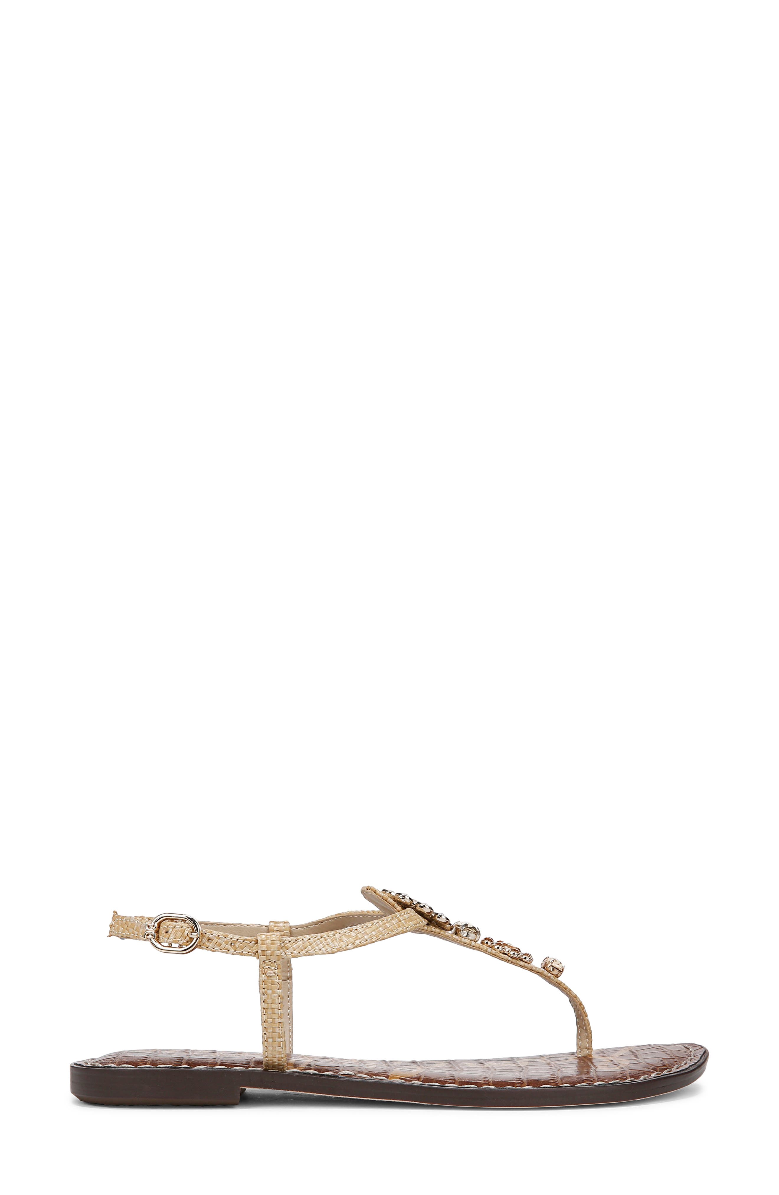 Gigi Ray Ankle Strap Sandal, Alternate, color, BLEACHED BEECHWOOD