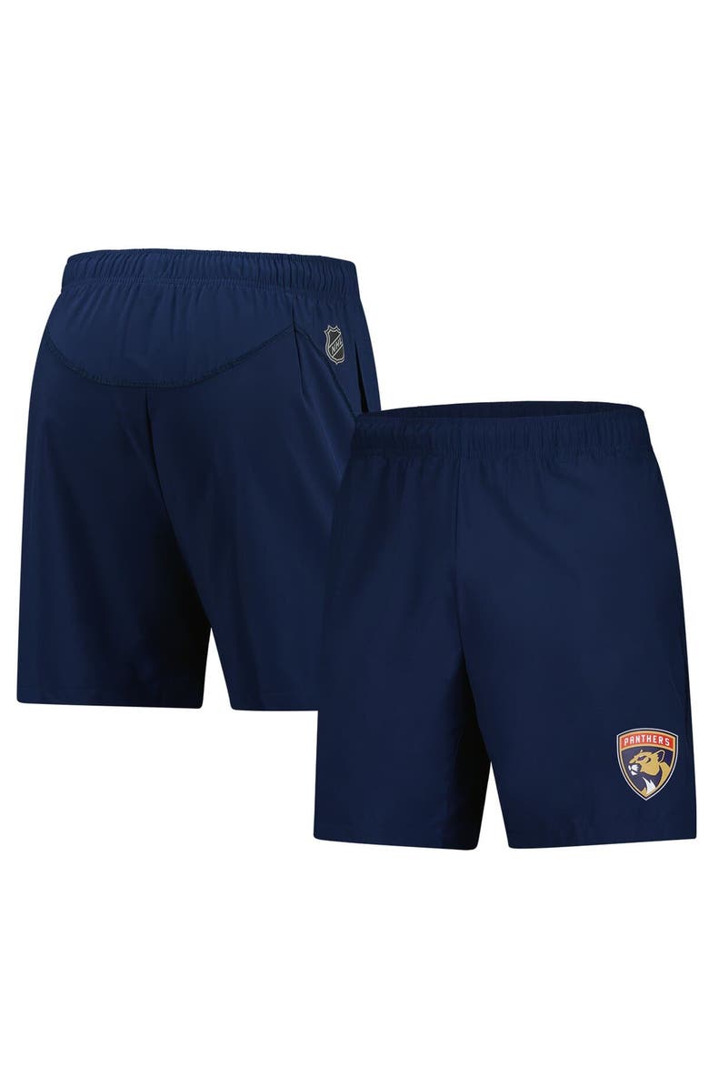 FANATICS Men's Fanatics Navy Florida Panthers Tech Training Shorts, Main, color,