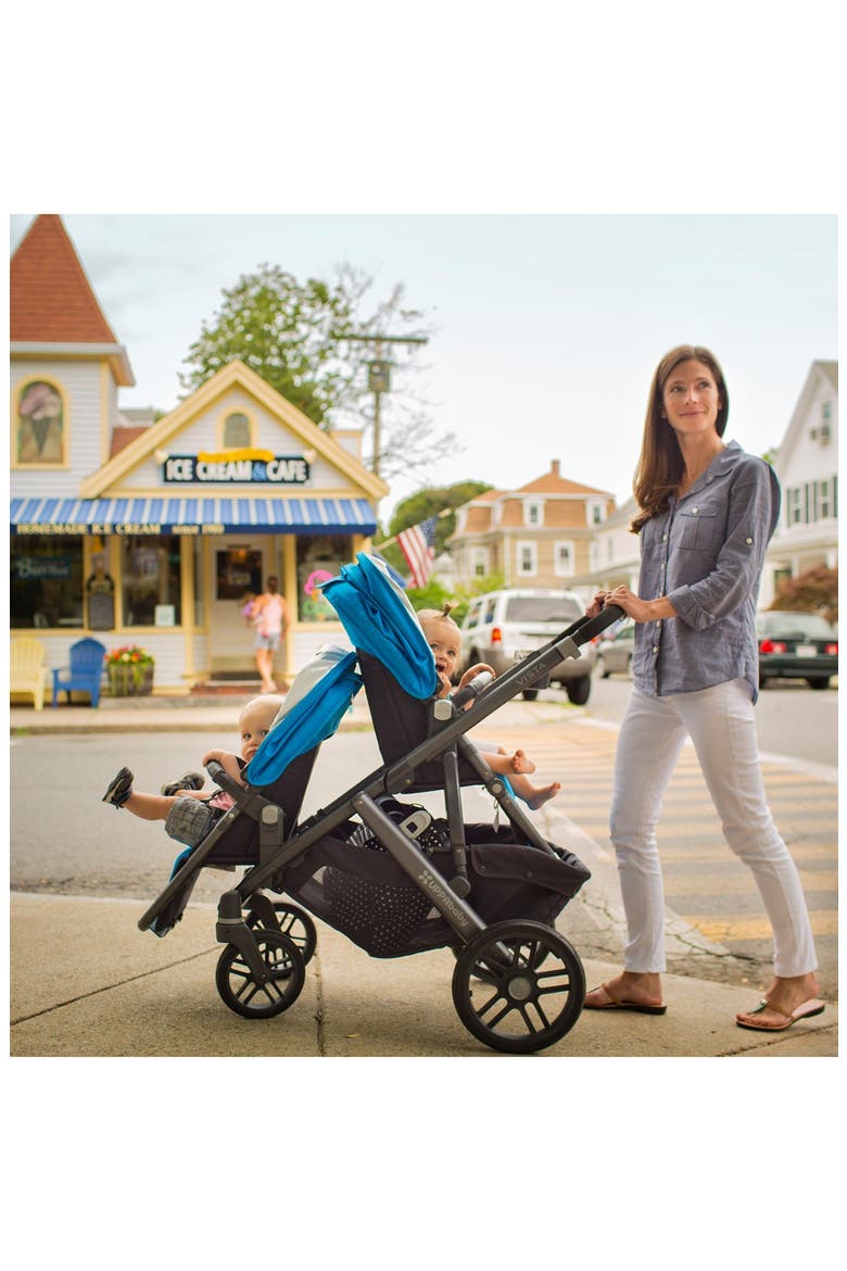 VISTA - Aluminum Frame Convertible Stroller, Alternate, color, LINDSEY WHEAT/ SILVER