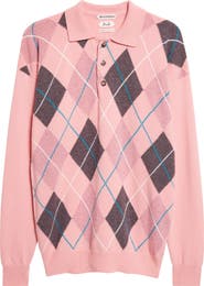 JW Anderson x Pringle of Scotland Argyle Wool Polo