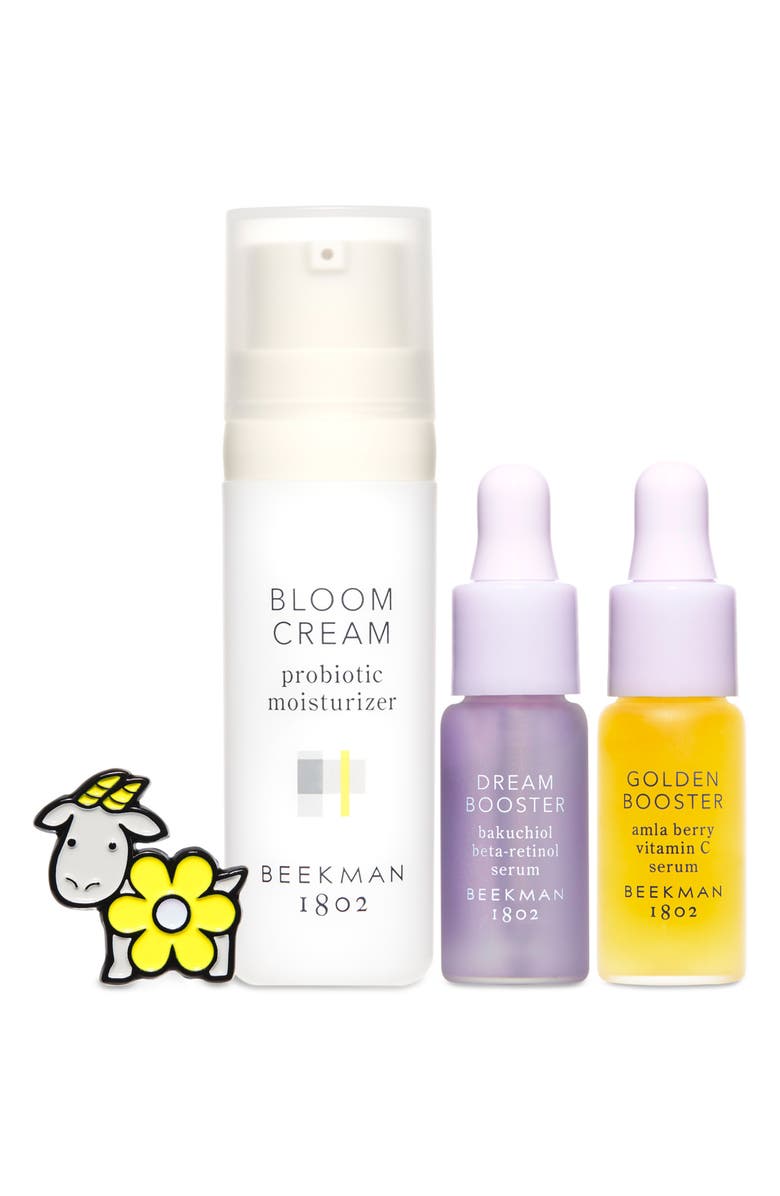 Beekman 1802 Vitamin C and Retinol Brighten and Resurface Bloom Kit, Main, color,