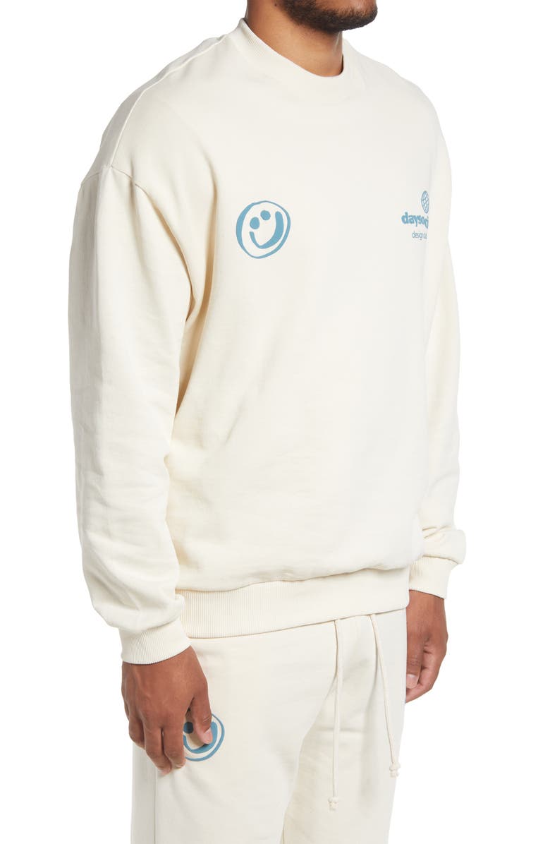 ASOS DESIGN Day Social Cotton Graphic Sweatshirt, Alternate, color,