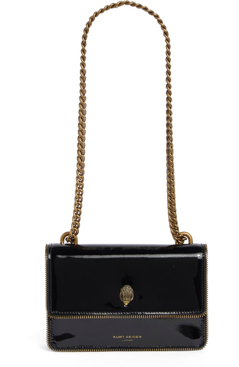 Kurt Geiger London Shoreditch Small Eagle Crossbody, Main, color, Blk/ White