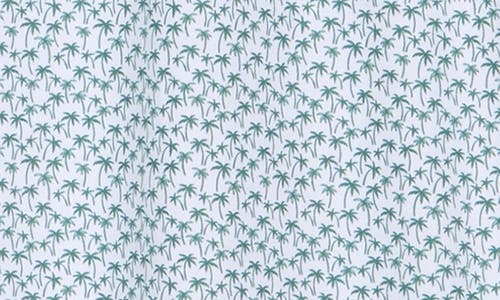 Kenneth Cole Palm Print Golf Polo In Multi