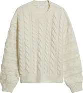 All in Favor Oversize Cable Knit Sweater