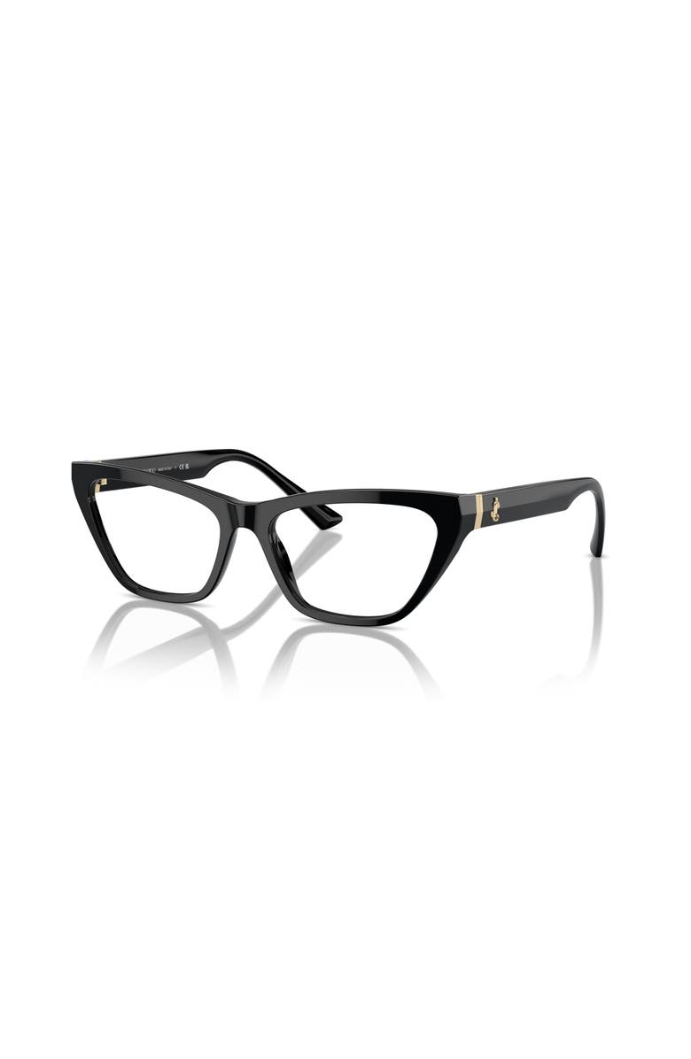 Jimmy Choo 52mm Cat Eye optical glasses, Main, color, Black