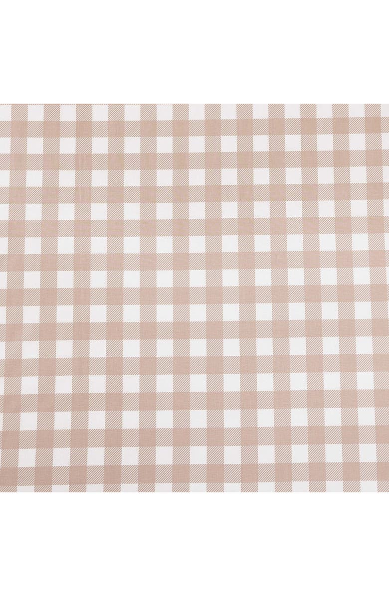 STONE COTTAGE Cottage Check 200 Thread Count Cotton Percale Sheet Set, Alternate, color, Light Beige