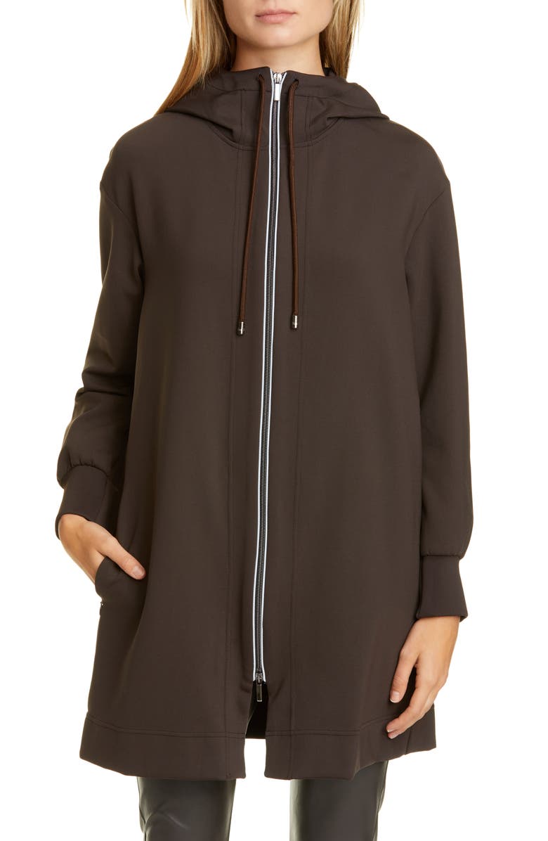 Max Mara Leisure Lente Hooded Coat, Main, color, 