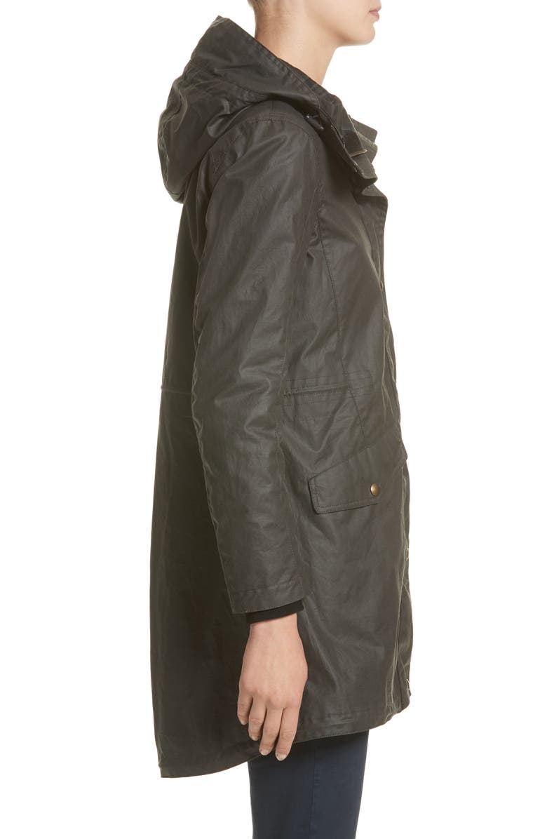 Belstaff Bayford Water Resistant Waxed Cotton Parka, Alternate, color,