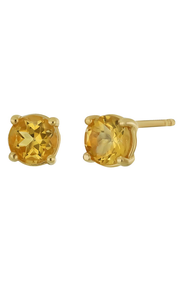 Bony Levy Citrine Stud Earrings, Main, color, 