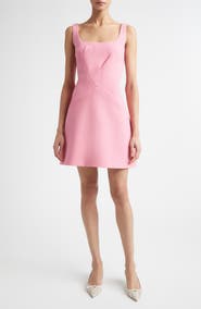 Emilia Wickstead Larvall Wool Crepe Minidress