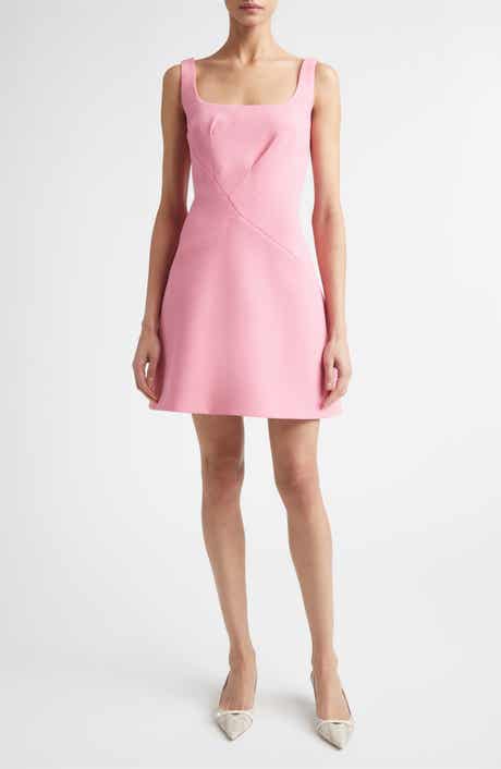 Larvall Wool Crepe Minidress