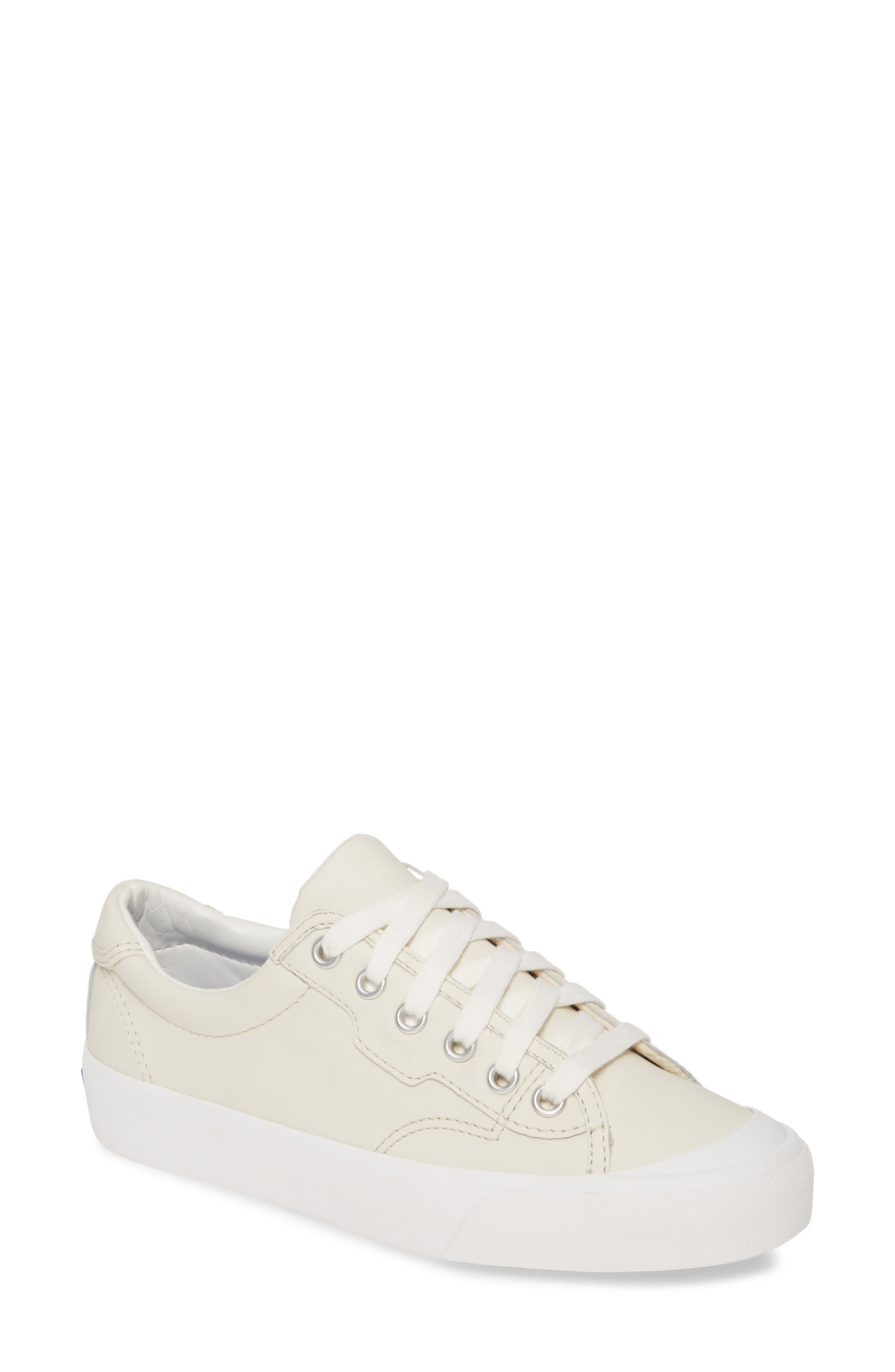 Keds<sup>®</sup> Crew Kick Leather Sneaker, Main, color, 