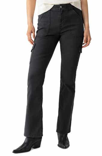 Sanctuary Hayden Sculpted Cotton Blend Bootcut Cargo Pants