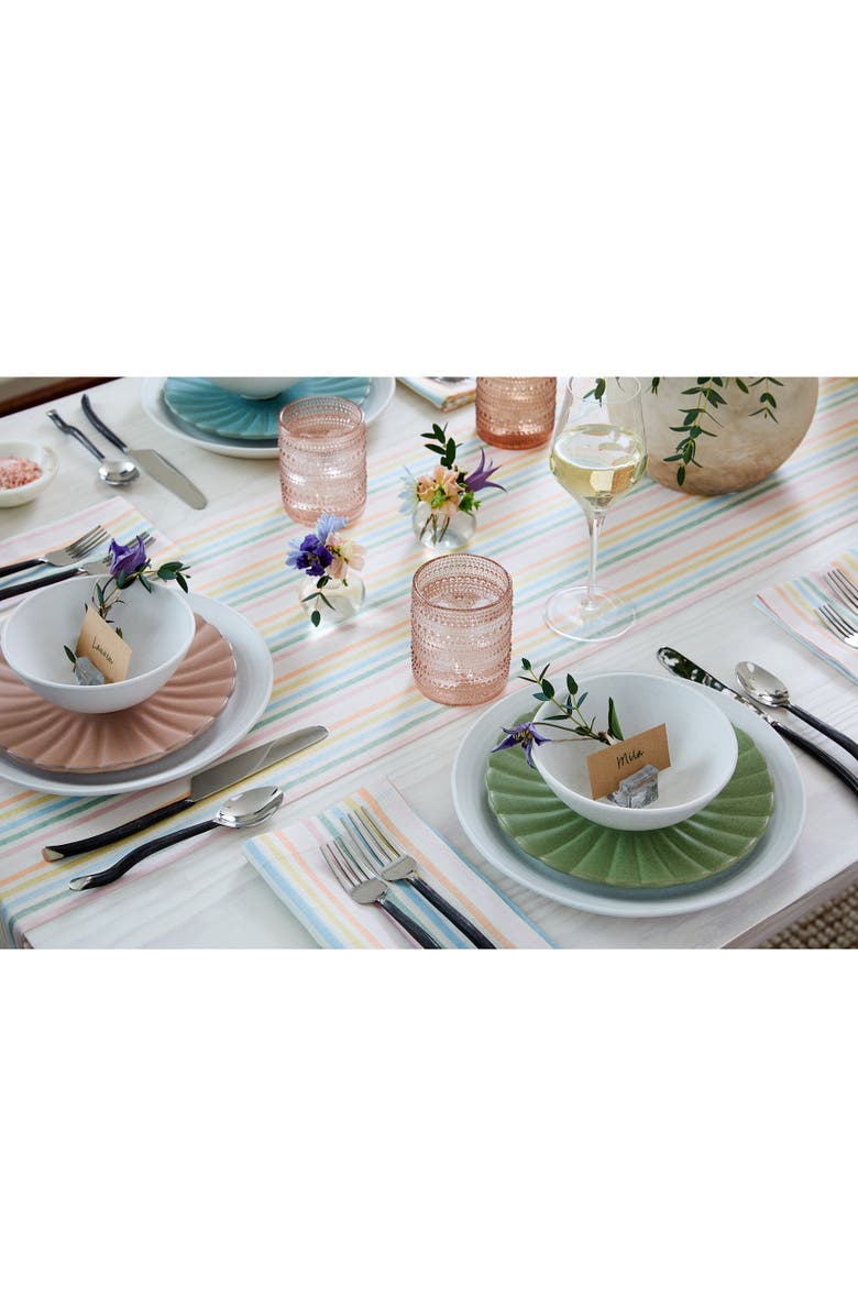 Solino Home Linen Table Runner for Dining Table, Holiday and Everyday Table Decor - Julia, Alternate, color, 