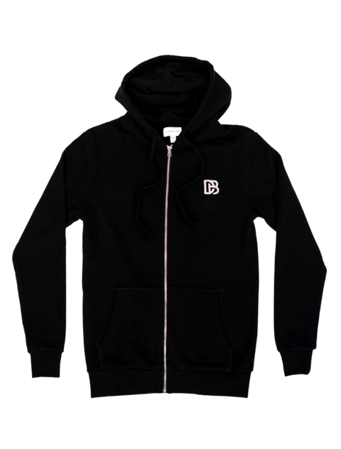 Black Zip Hoodie