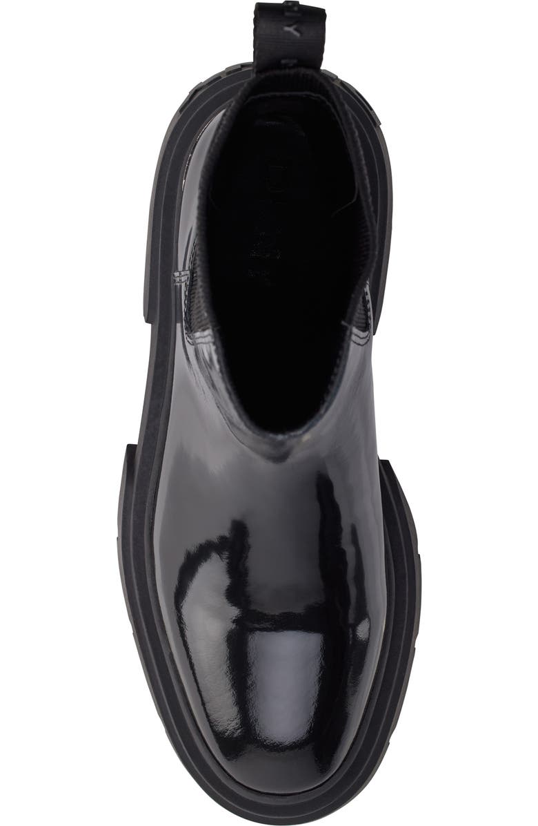 DKNY Fenella Lug Sole Chelsea Boot, Alternate, color, Black