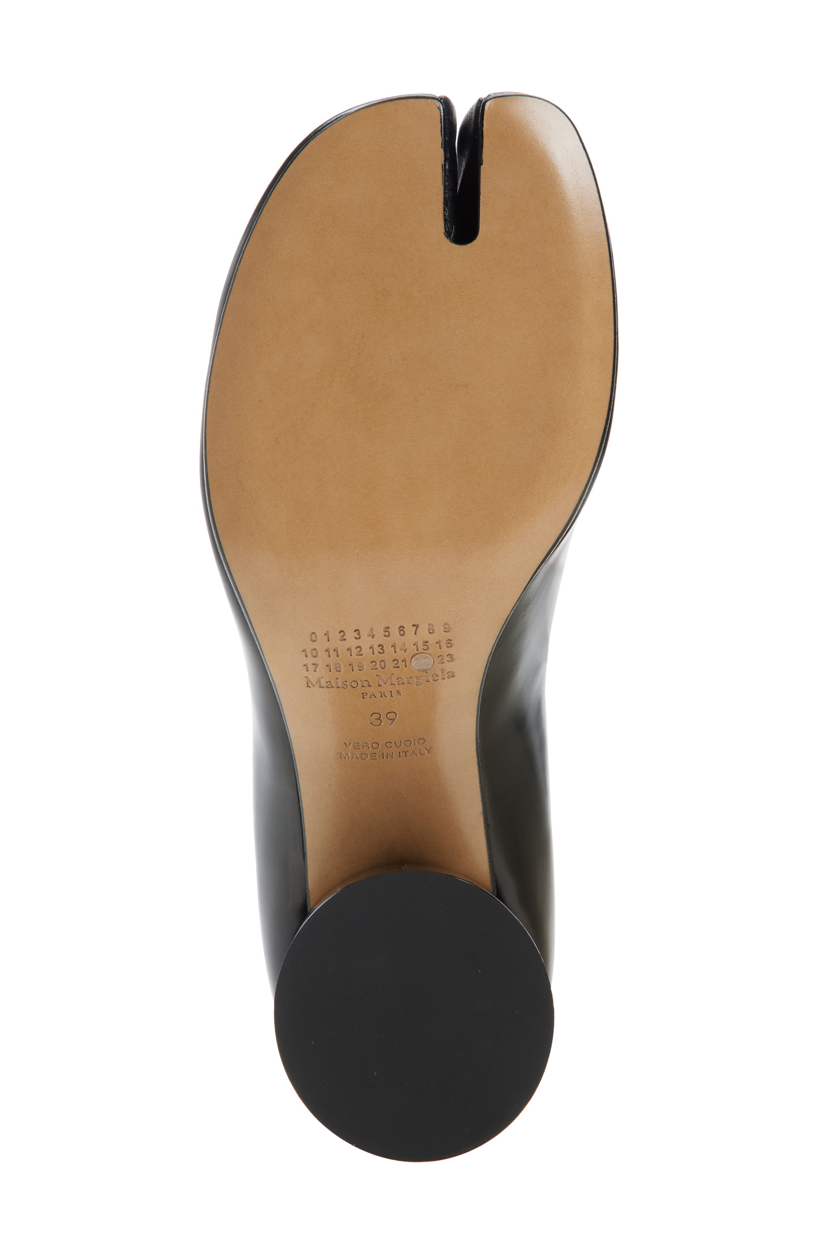 Maison Margiela Tabi Ankle Strap Pump, Alternate, color, Black