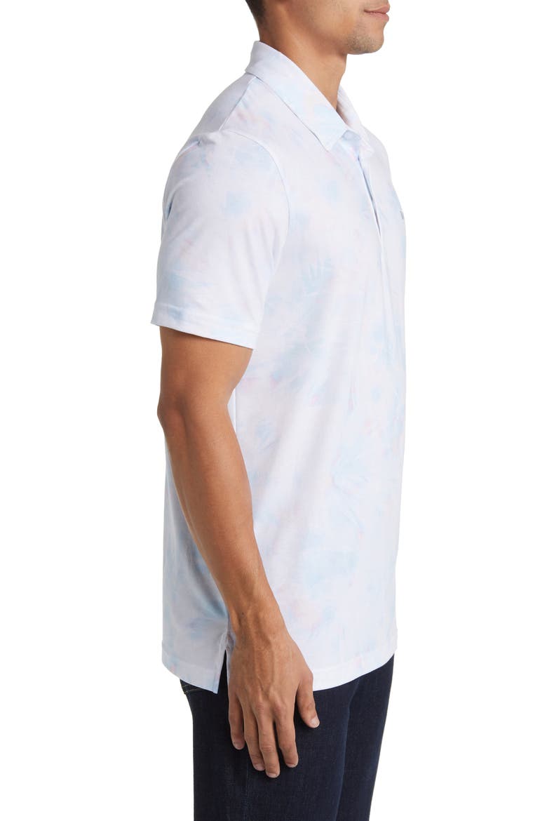 All Tied Up Tie Dye Polo, Alternate, color, WHITE